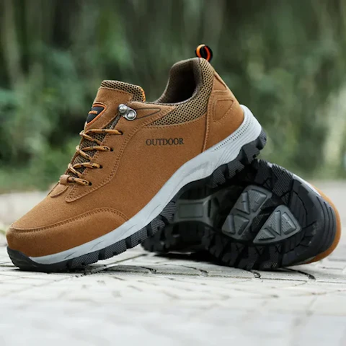 Men's Outdoor Hiking Shoes Lace-Up Low-Top Trainers