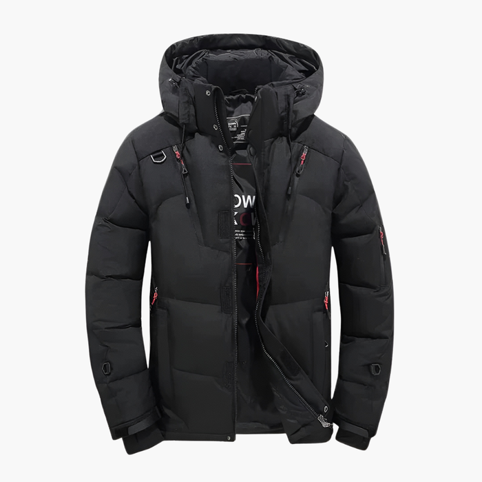 Men's Quilted Jacket with Hood