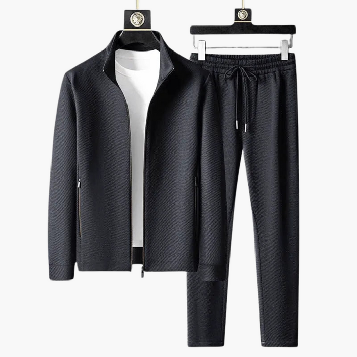 Men's Suit Set with Jacket and Trousers