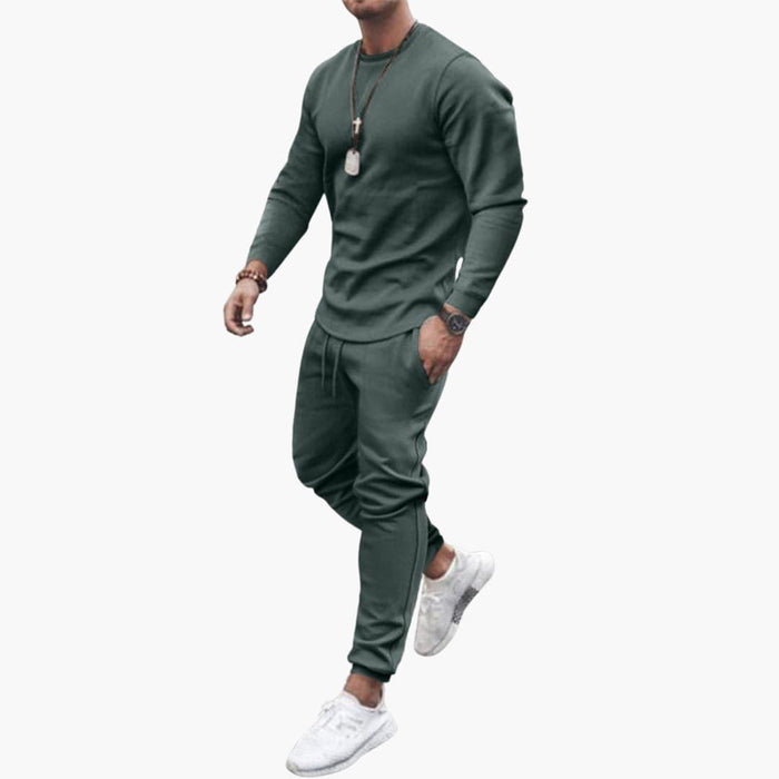Men’s Two-Piece Set with Top and Trousers