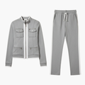 Women’s Lounge Set with Zip Jacket and Straight-Leg Trousers