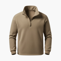 Men’s Fleece Pullover with Half-Zip Neckline