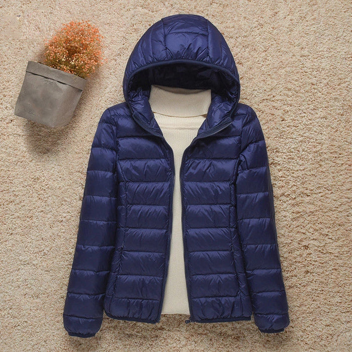 Women's Lightweight Quilted Hooded Jacket