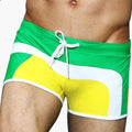 Men’s Short-Length Swim Trunks with Elastic Waist and Pocket