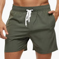 Men’s Swim Shorts with Elastic Waistband and Quick-Drying Material