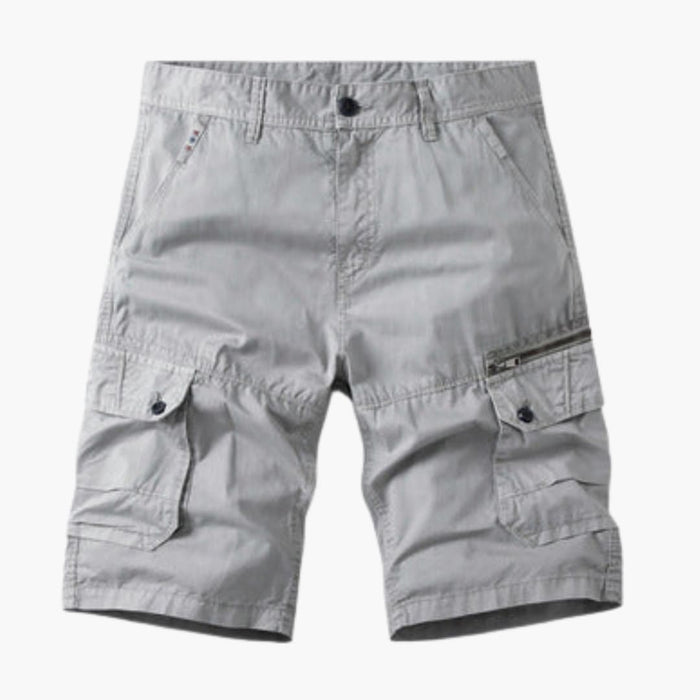 Men's Utility Cargo Shorts with Stretch Fit and Multiple Pockets
