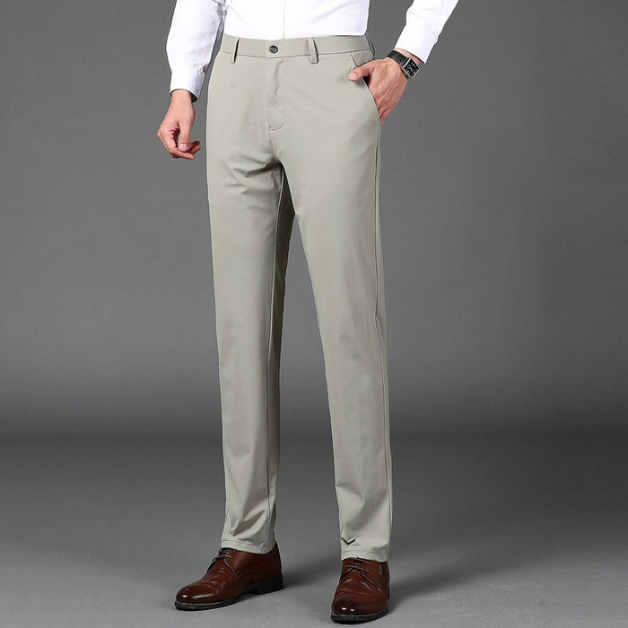 Men's Chinos with Elasticated Waist and Side Pockets