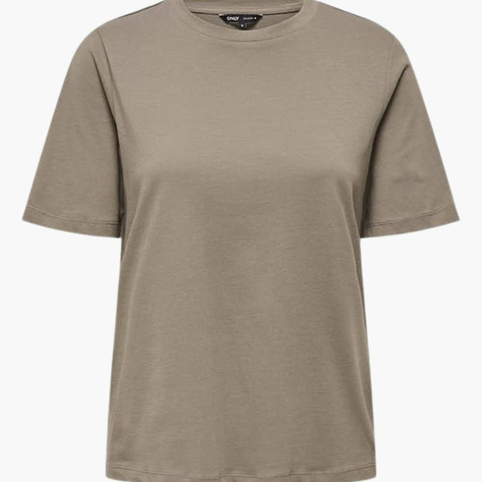 Women’s Classic Crew Neck Short Sleeve T-Shirt – Plain Everyday Top