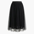 Women's High Waist Ankle-Length Skirt with Straight Hem
