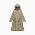 Women’s Hooded Trench Coat with Zipper