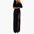 Women’s Jumpsuit with Transparent Inserts and Sequinned Details