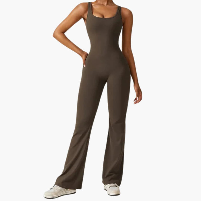 Women’s Open Back Wide Leg Jumpsuit