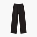 Women's Palazzo Trousers with Side Slits and Wide Legs