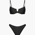 Women’s Push-Up Bikini Set with Brazilian Cut Bottom