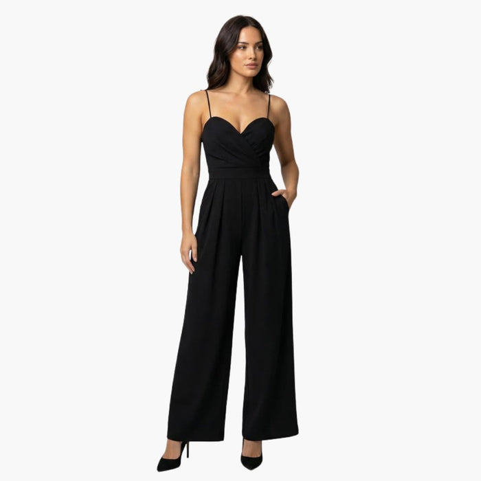 Women’s Spaghetti Strap Wide Leg Jumpsuit