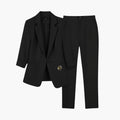 Women’s Suit Set with Blazer and Trousers