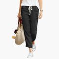 Women’s Summer Trousers with Adjustable Waist and Side Pockets