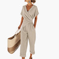 Women’s Two-Piece Outfit Set Wrap Top