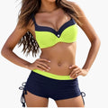 Women’s Underwire Push-Up Bikini Set with Padded Cups