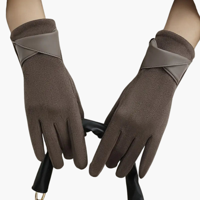 Women’s Winter Gloves with Fleece Lining and Adjustable Strap