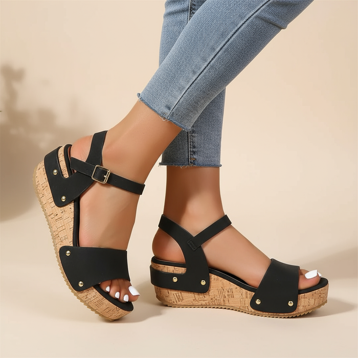 Daniela – Elegant Wedge Sandals